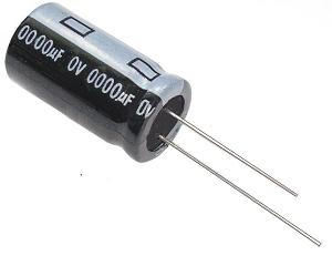 10uF 25V Radial 105 deg Capacitor