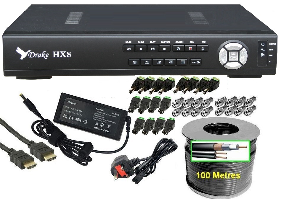 8 Channel 1080P DVR Mobile Viewing & Cloud Tech Cricklewood Electronics