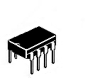 LM741CN Integrated Circuit (IC)